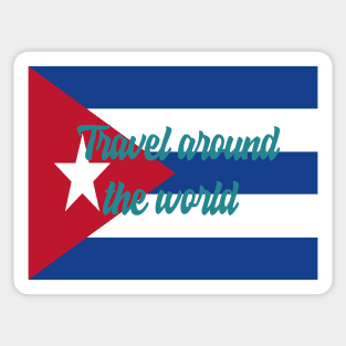 Travel Around the World - Cuba Sticker